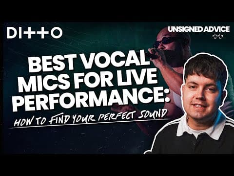 Best Vocal Microphones for Live Performance | Ditto Music