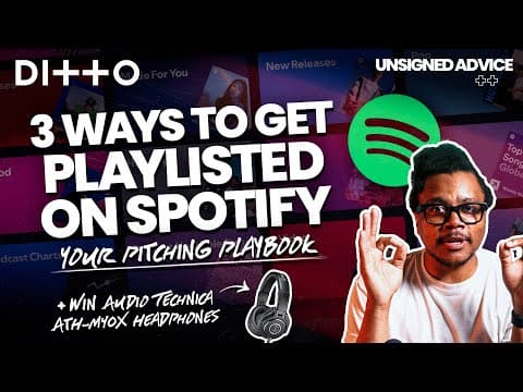 How to Get on Spotify Playlists: 3 Pitching Hacks Every Artist Needs to Know | Ditto Music
