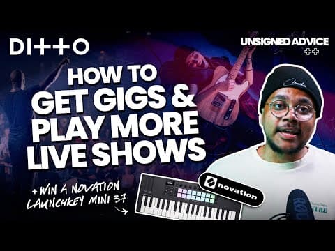 How to Get Gigs & Play MORE Live Shows | Ditto Music