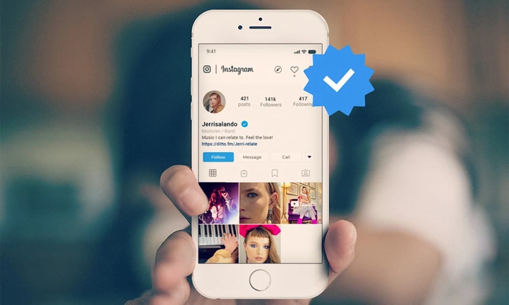 So verifizieren Sie sich als Musiker auf Instagram