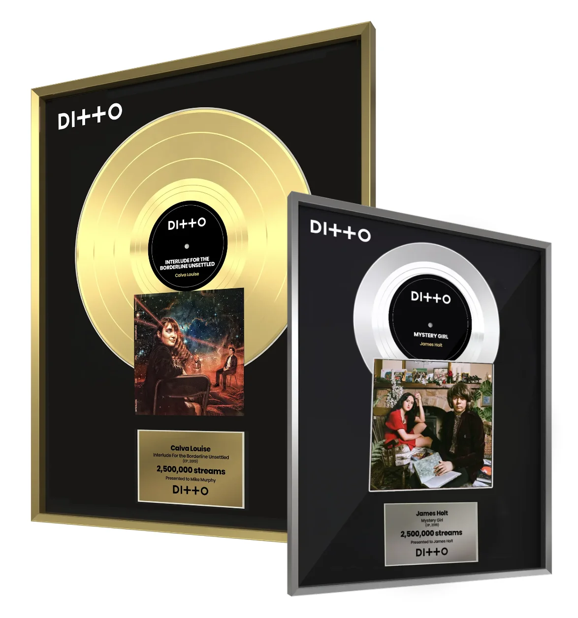Maquette personnalisée de la plaque du prix Ditto