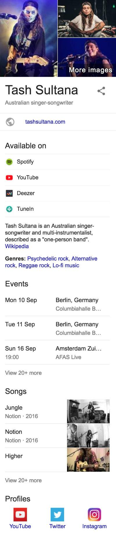 So erhalten Sie ein Google Knowledge Panel für Musiker