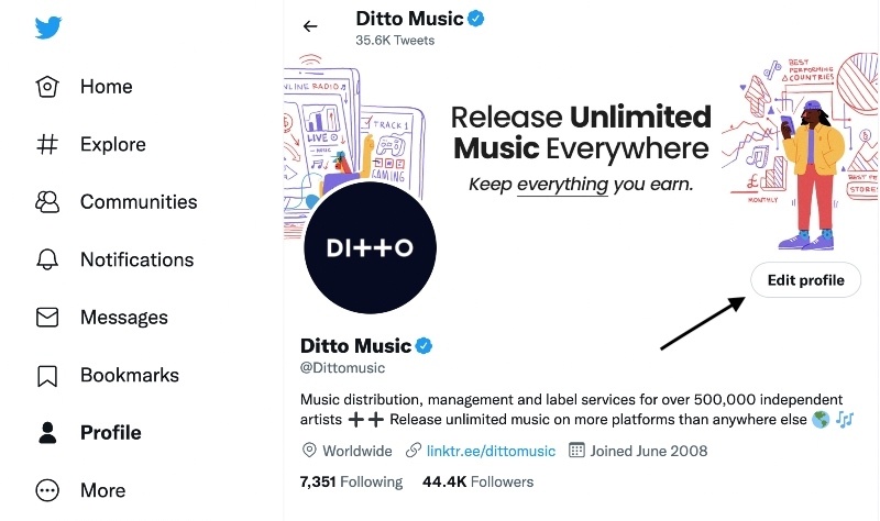 So verifizieren Sie sich als Musiker auf Twitter