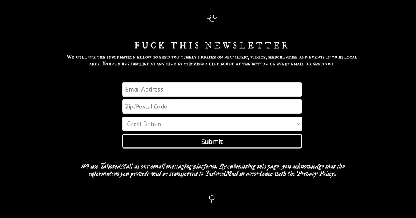 Wie man eine Musik-Website erstellt, die professionell aussieht - Phoebe Bridgers Newsletter