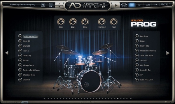 Best Drum VST Plugins - Addictive Drums 2