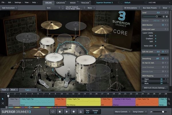 Best Drum VST Plugins - Superior Drummer 3