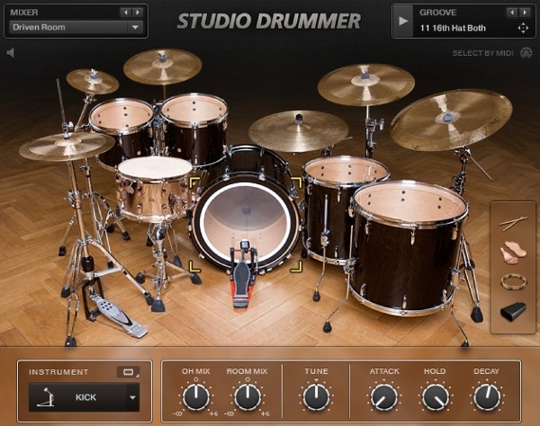 Best Drum VST Plugins  - Native Instruments Studio Drummer