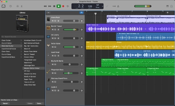 Best free DAWs - Garageband