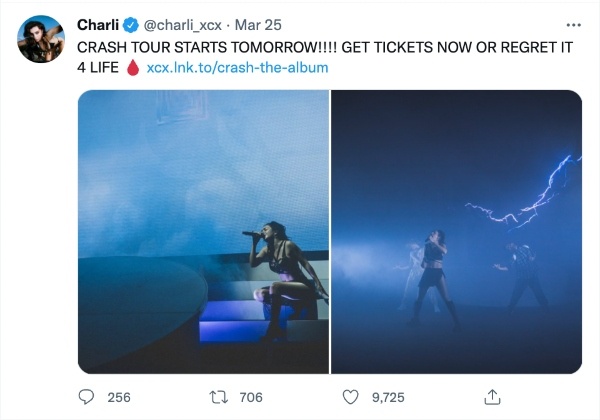 Twitter for musicians - Direct link in a Tweet