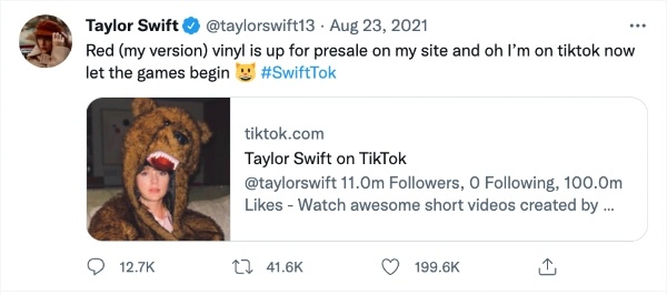 Twitter for musicians - Link in a Twitter Card