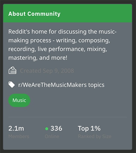 How to Promote Music on Reddit - r/WeAreTheMusicMakers