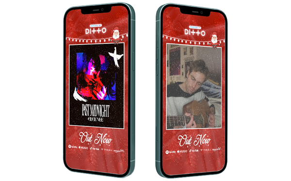 Share your Music with a Ditto filter! - Ditto Christmas Frame Filter