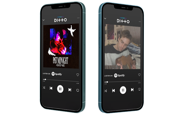 Share your Music with a Ditto filter! - Ditto Spotify Frame Filter