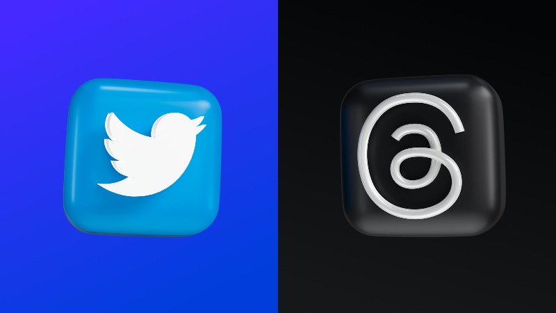 Promote Music on Instagram Threads - Twitter vs Threads logo