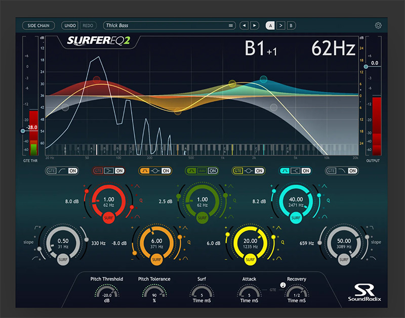 10 Best EQ Plugins for Music Production - Soundradix SurferEQ 2
