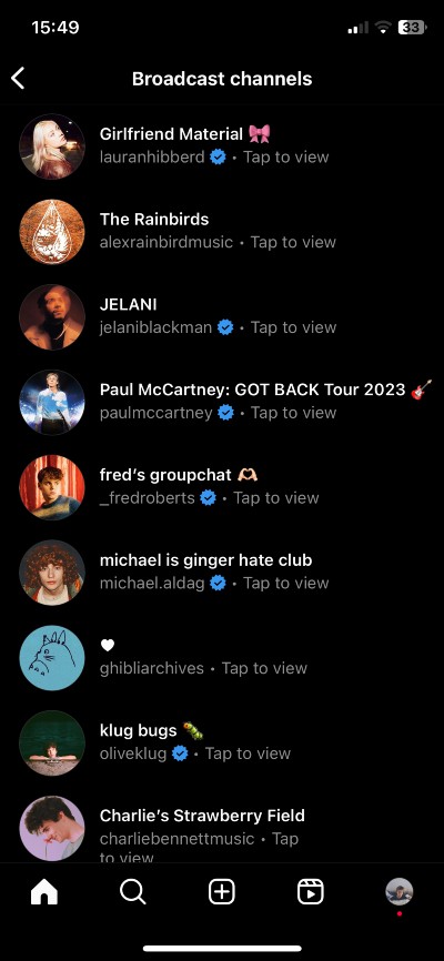 So bewerben Sie Musik auf Instagram-Broadcast-Kanälen