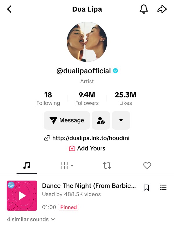 How to Get Verified on TikTok for Musicians- Dua Lipa on TikTok
