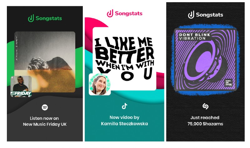 Music Analytics Tools: How to Understand & Action Your Data - Songstats artwork templates