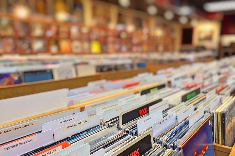 How to Start a Record Label - record collection