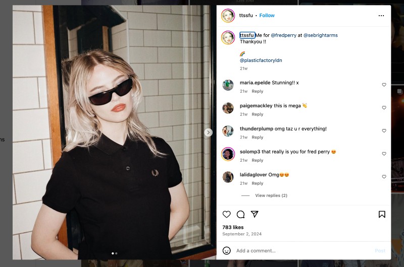 The Best Music Social Media Campaigns - TTSSFU x Fred Perry